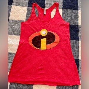 DISNEY The Incredibles Racer Back Tank Top Women’s Size Medium - Never Worn